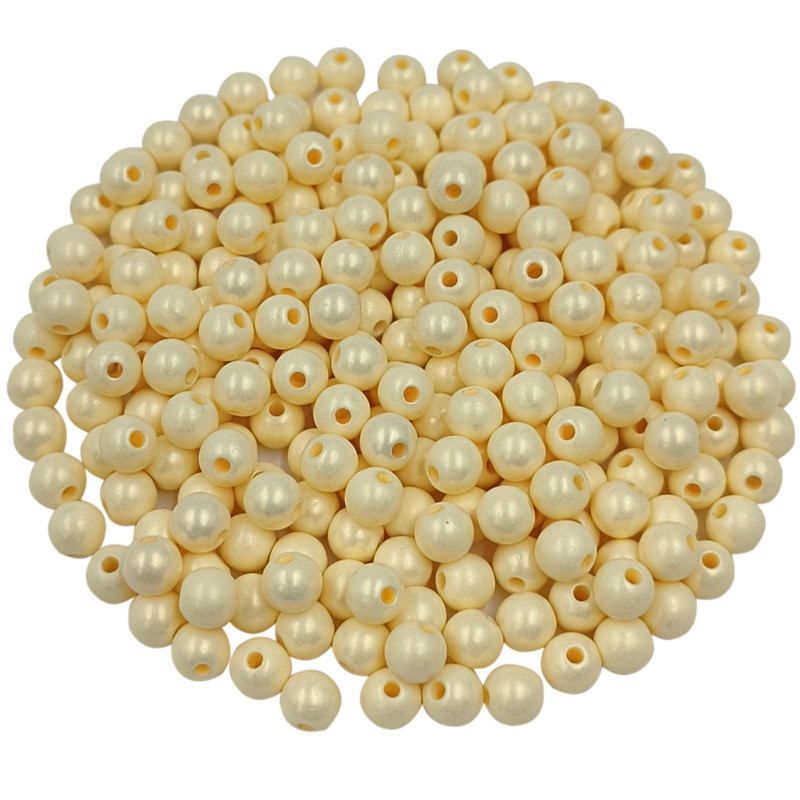 Bộ 100 Hạt Tròn 6mm Màu Sắc Dùng Làm Trang Sức DIY