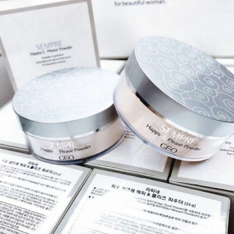 PHẤN PHỦ BỘT GEO SEMPRE HAPPY&Please Powder🥰🥰