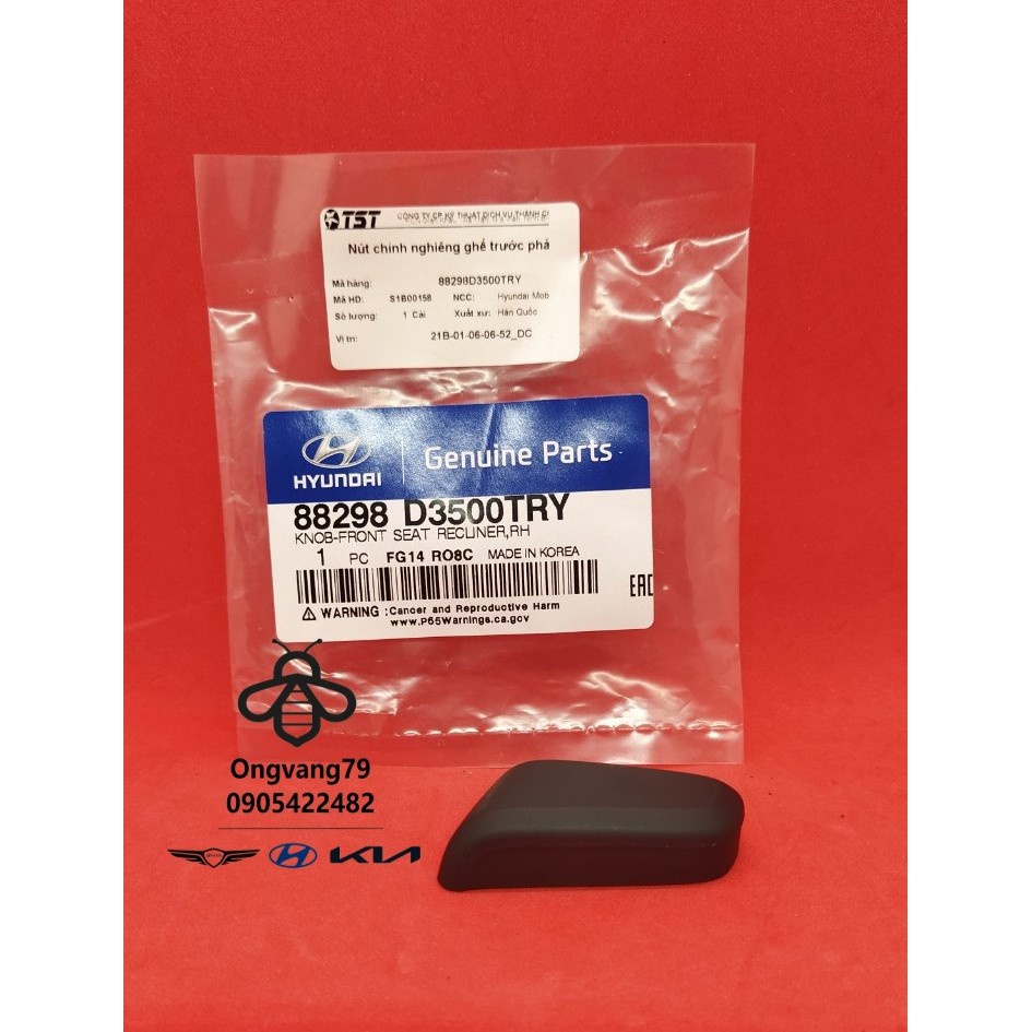 Nút chỉnh nghiêng ghế trước  xe Hyundai Tucson