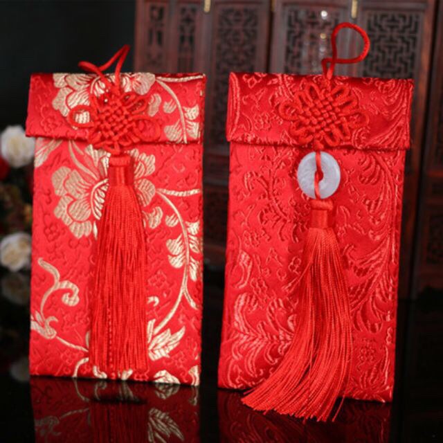 (14.5k/bao) Combo 50 bao lì xì vải gấm cao cấp