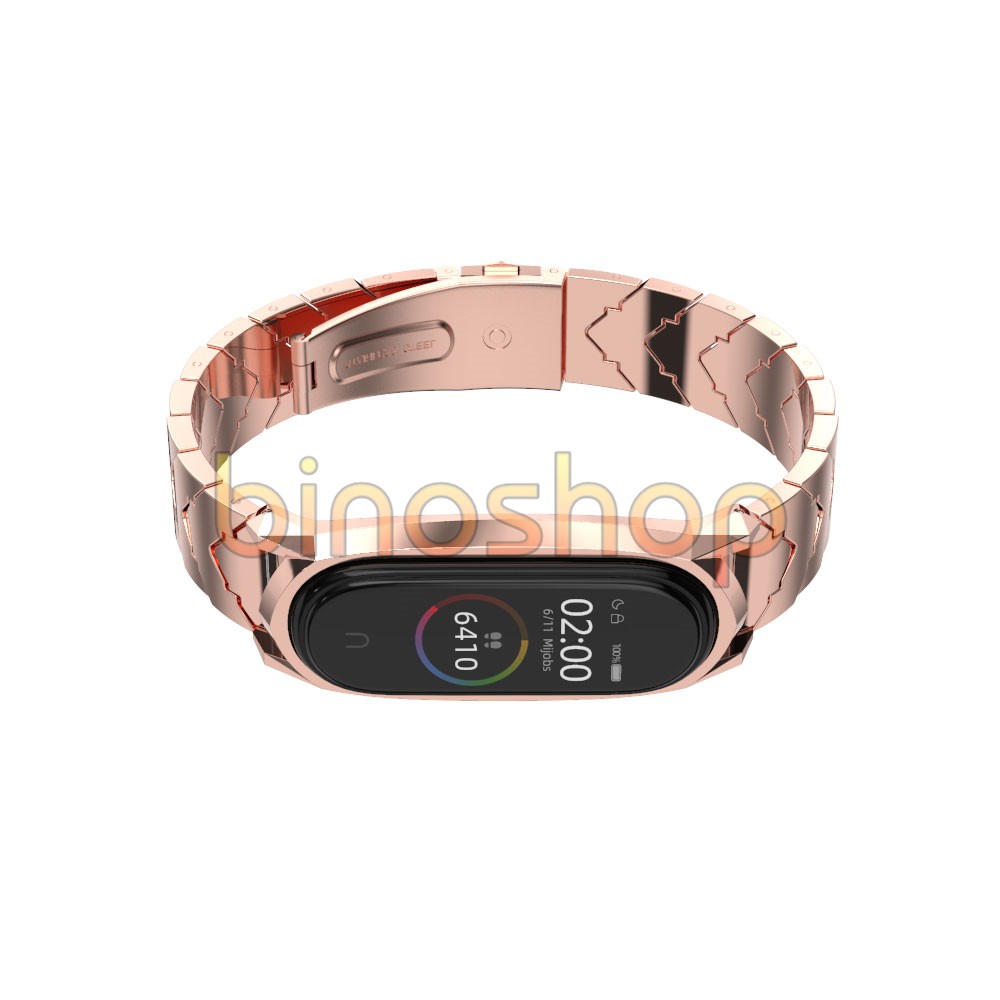 Dây đeo miband 4, miband 3 mắt to V-SHAPE chính hãng MIJOBS, dây đeo thay thế mi band 3 , mi band 3 mắt V viền GT MIJOBS