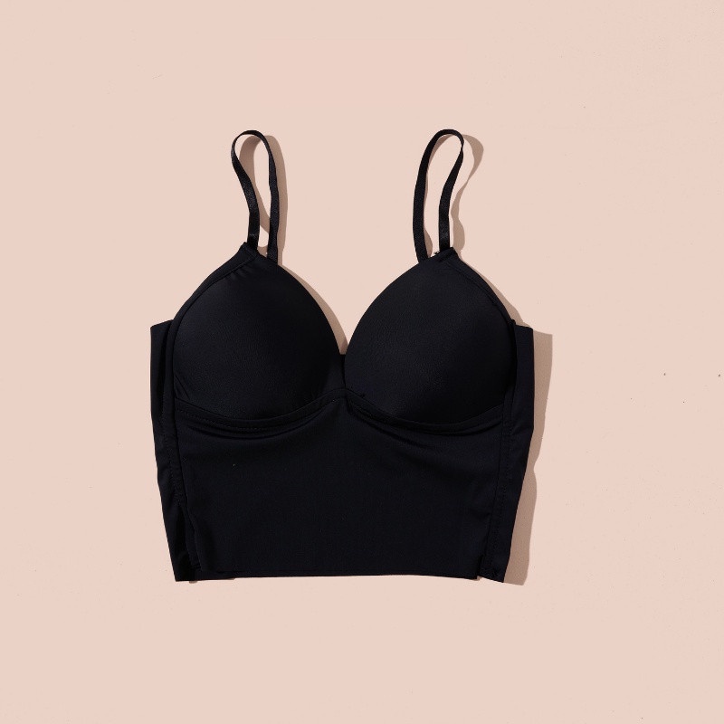 Áo Bra Nữ 2 Dây Chichi Bra Dáng Ôm Gân Tăm Nâng Ngực Cổ V Có Sẵn Đệm Tôn Dáng Vòng Một - 556