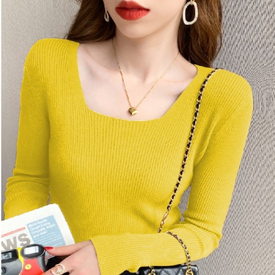 Áo sweater dệt kim thiết kế chéo dưới | BigBuy360 - bigbuy360.vn
