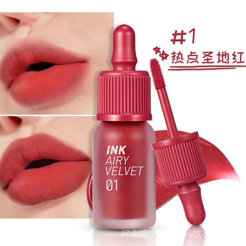 Son Môi Lì Mịn Như Nhung Phong Cách ins Với Màu Trắng Trơn Thích Hợp Cho Học Sinh