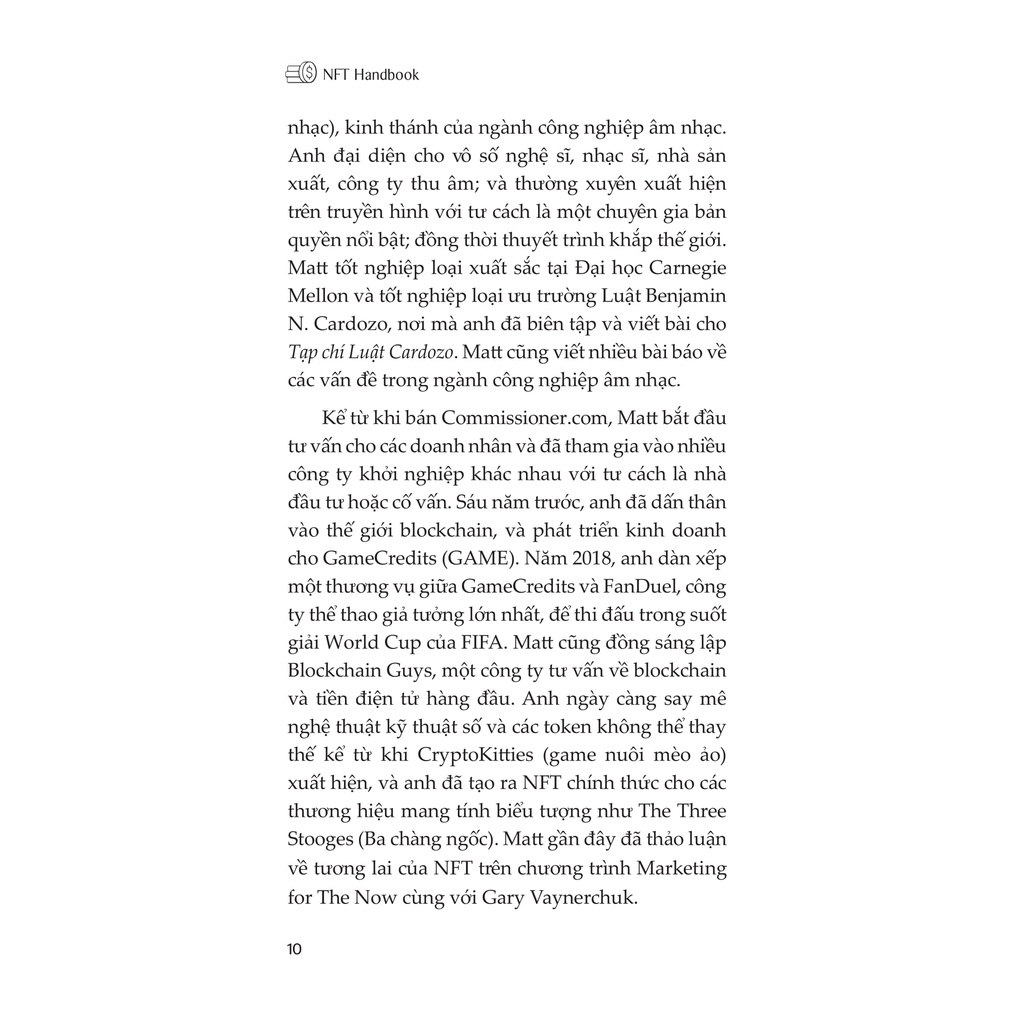 Sách - NFT Handbook - Phân Tích Ứng Dụng - Giải Mã Tiềm Năng - Giao Dịch Hiệu Quả (Matt Fortnow, QuHarrison Terry - 1980