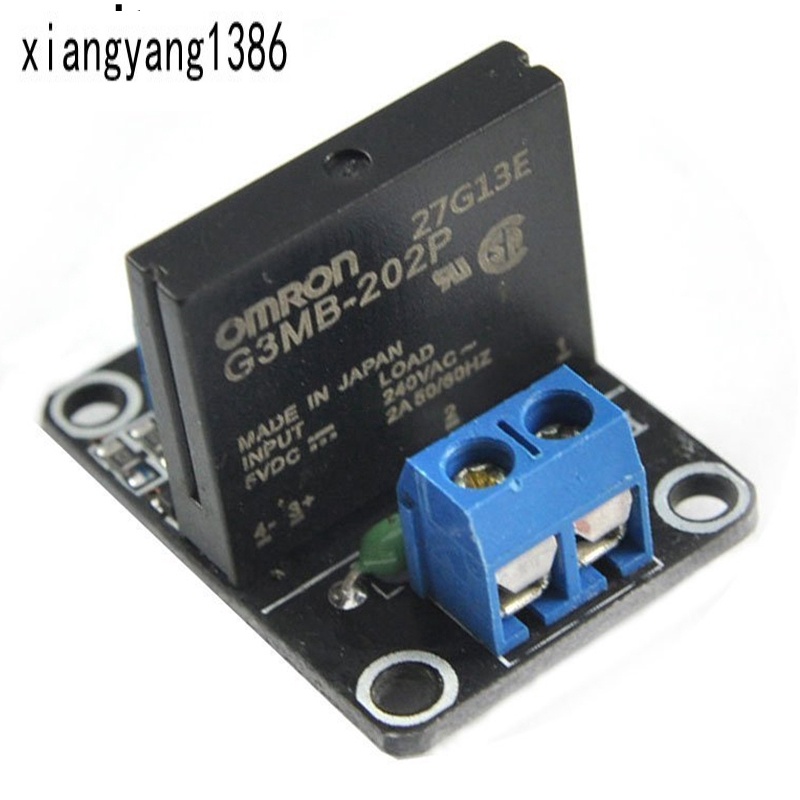 Mô Đun Rơ Le 1 Kênh 5V DC G3MB-202P SSR 240V AC 2A Arduino PLC