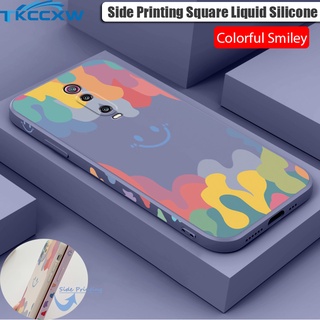 Ốp điện thoại silicon dẻo hình mặt cười nhiều màu sắc cho Xiaomi Mi 6x A2 8 Lite 9 Se Redmi 9 9a Redmi Note 7 8 Pro