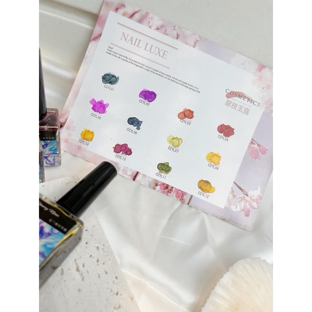 Set cồn loang nhũ Cherry nine