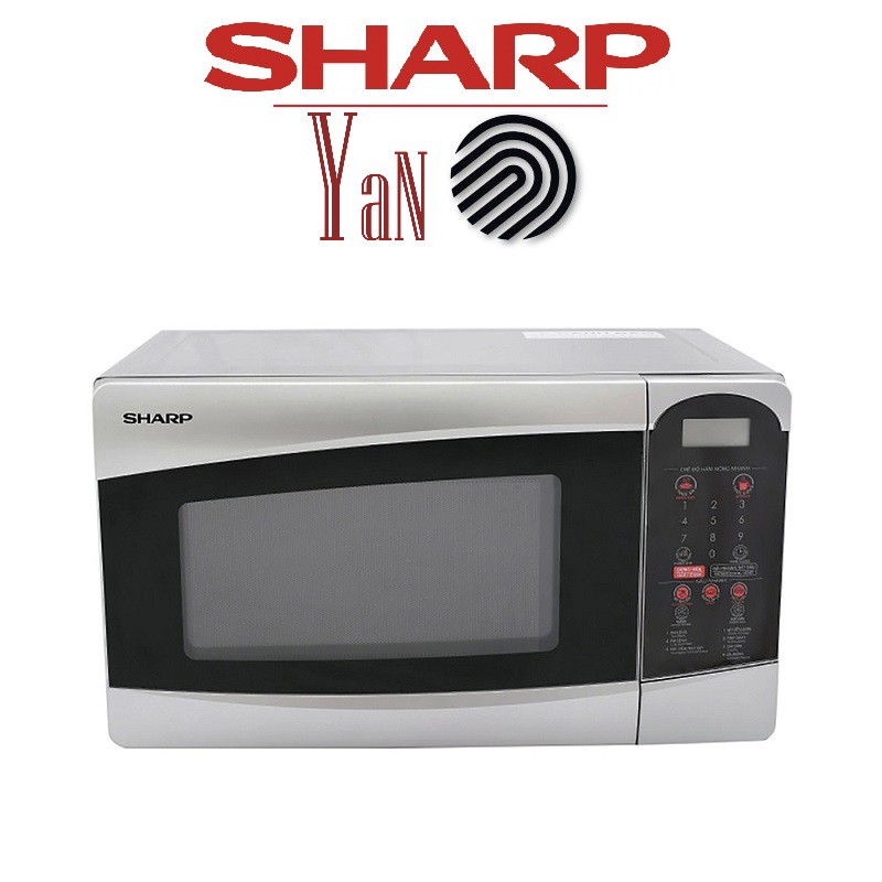 Lò vi sóng điện tử có đèn lò Sharp R-25D1(S)VN 22L 800W - Hàng chính hãng