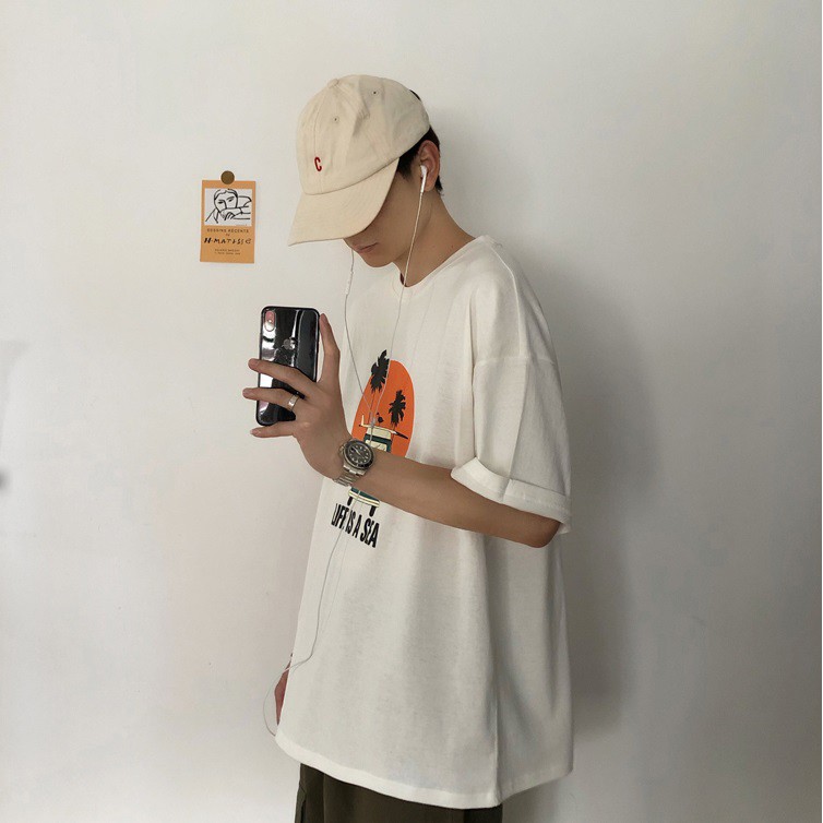 Áo thun nam nữ form rộng Yinxx, áo phông tay lỡ Unisex ATL45