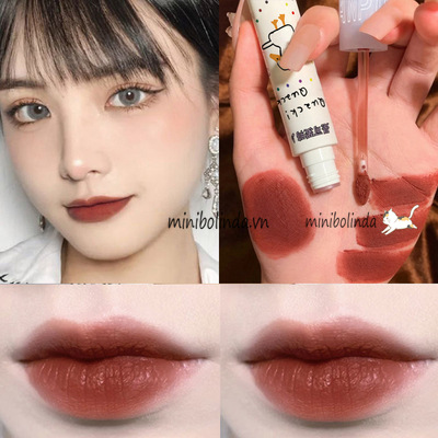 Son lì DAIMANPU mềm mịn như nhung chống thấm nước chống khô môi lâu trôi