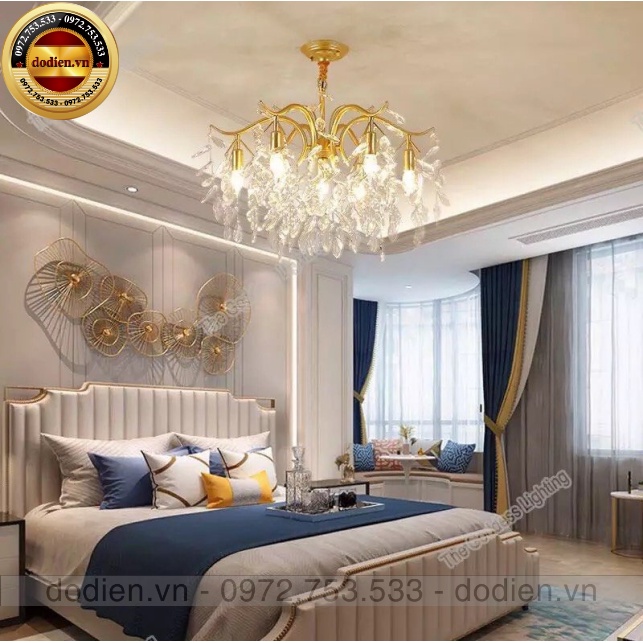 Đèn chùm phale rũ 9 bóng , đèn thả decor phòng khách phòng ngủ hiện đại