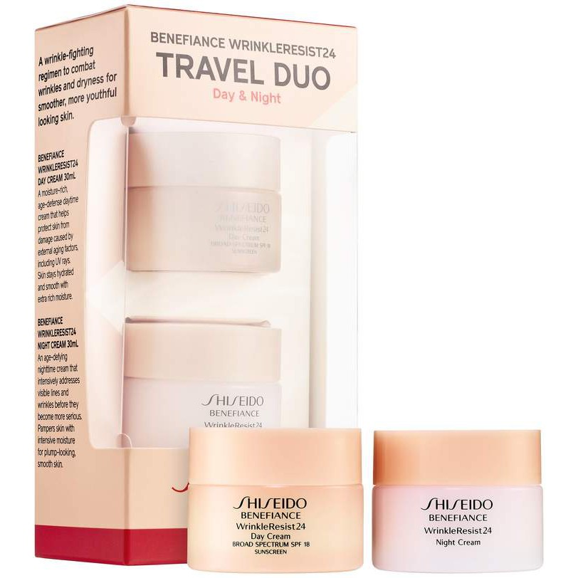 Bộ kem dưỡng ngày và đêm SHISEIDO BENEFIANCE WRINKLERESIST24 TRAVEL DUO DAY & NIGHT