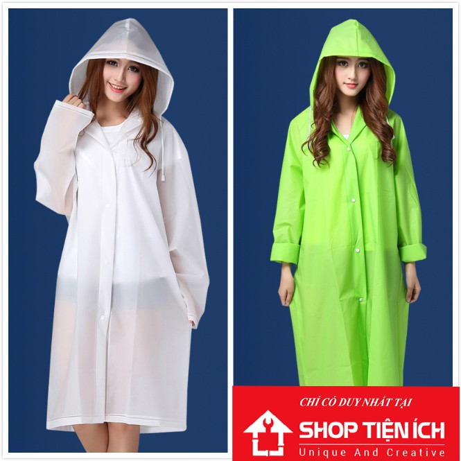 (NEW) ÁO MƯA EVA THỜI TRANG SÀNH ĐIỆU (SHOP YÊU THÍCH)