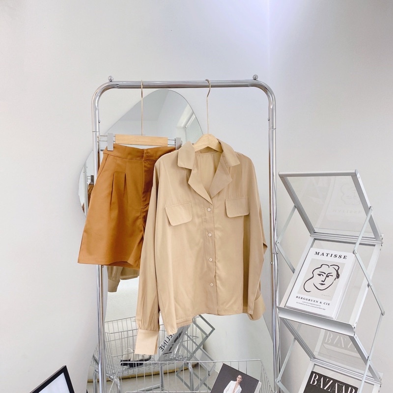 SET SƠ MI TÚI NẮP + SHORT