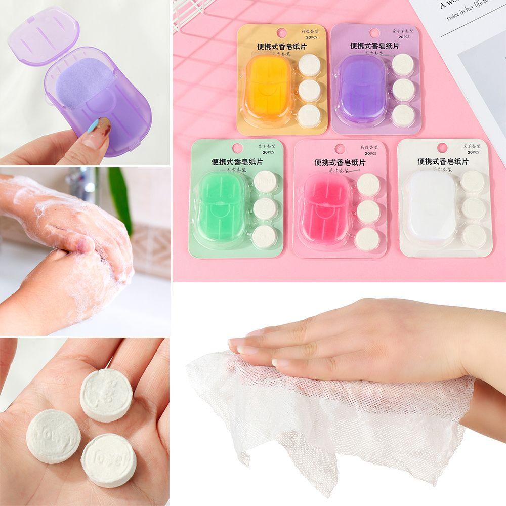 Xà Phòng Dạng Nén Làm Sạch Da Khi Đi Du Lịch Ngoài Trời