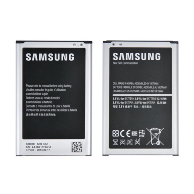 Pin samsung galaxy Note 3 , dung lượng 3200mAh