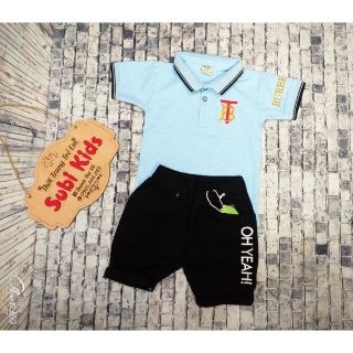 Bộ áo thun xược phối quần Lenin