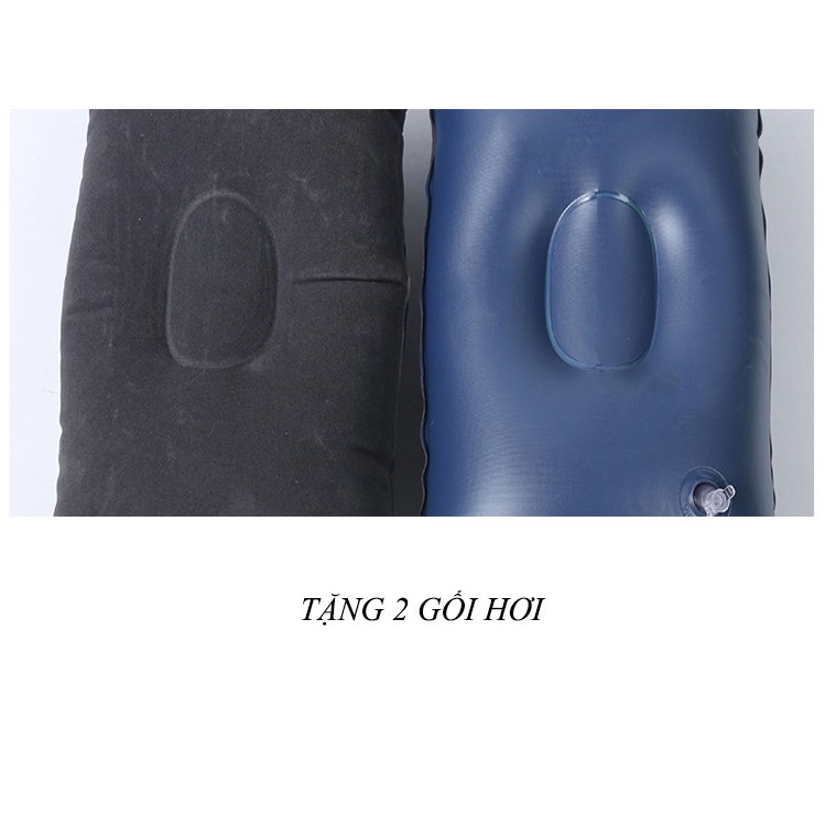 Đệm Hơi Ô Tô Cao Cấp Nằm Thư Giãn Trên Ô Tô - Kèm Bơm Điện Và Túi Đựng