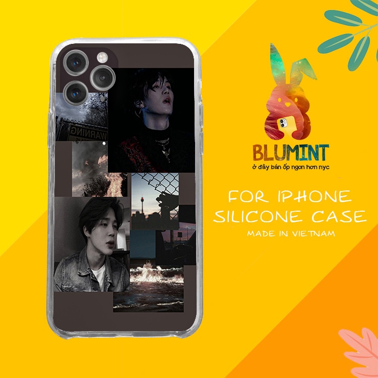 Ốp đt Yoonmin Collage cho iPhone 13ProMax iPhone 11 X XsMax Xr iPhone 7 8Plus  BLUYMIN0013