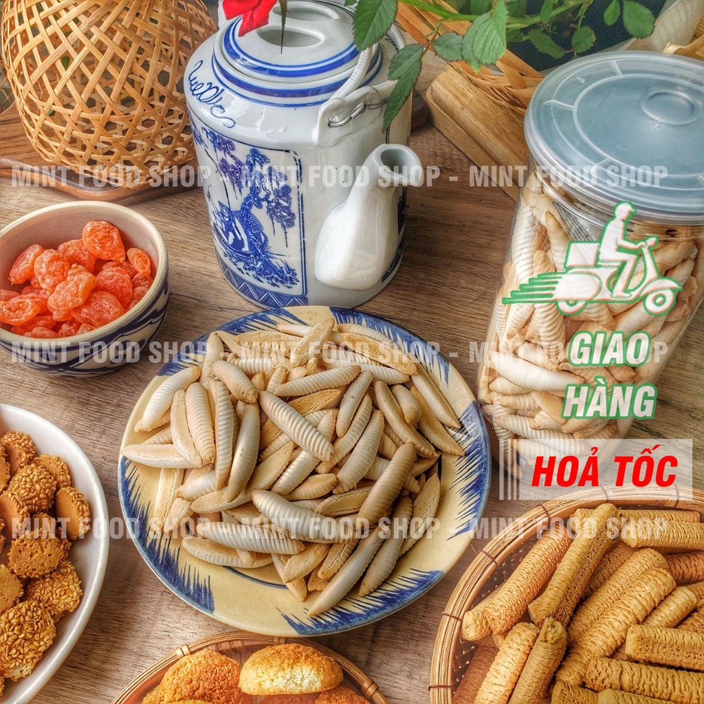 Bánh Đuông Dừa Truyền Thống Lon 300Gram & Túi 1KG