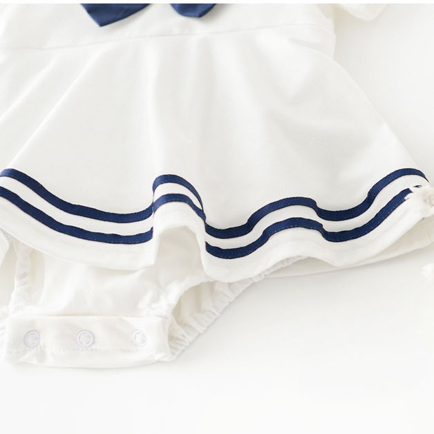 Body Váy Cho Bé Gái Vái Áo Thủy Thủ Đầy Tháng Thôi Nôi Sinh Nhật