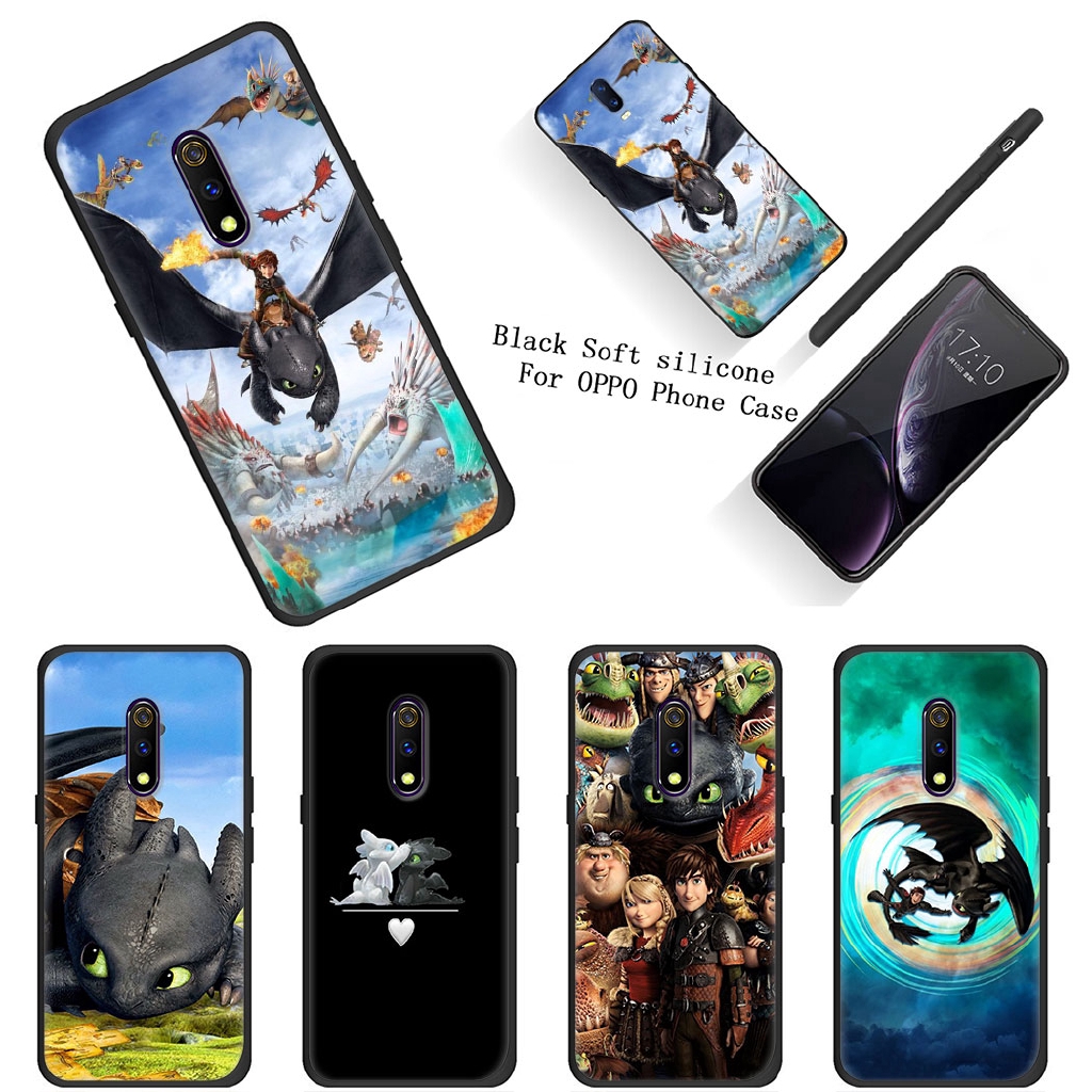 Ốp điện thoại silicon mềm hình Anime How to Train Your Dragon cho OPPO F11 R17 PRO F1PLUS A9 R9 R9S R15 A1K A5 A9 2020