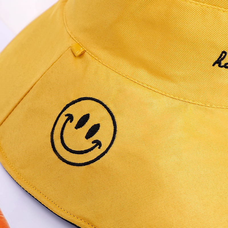 Nón Bucket Vành Rộng Che Nắng Hai Mặt Thời Trang Cho Nữ