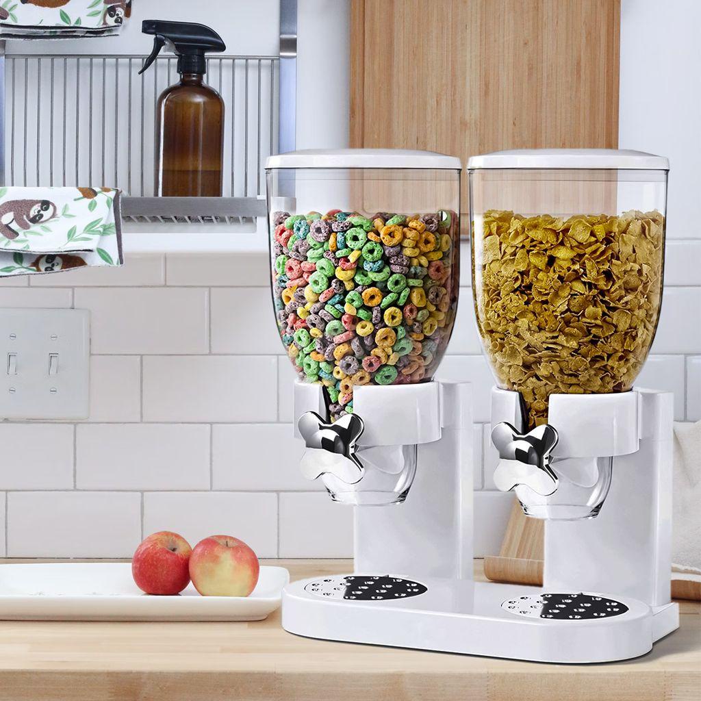 Hộp Đựng Thức Ăn Khô / Hạt / Ngũ Cốc Cỡ Lớn Có Nắp Đậy Tiện Dụng