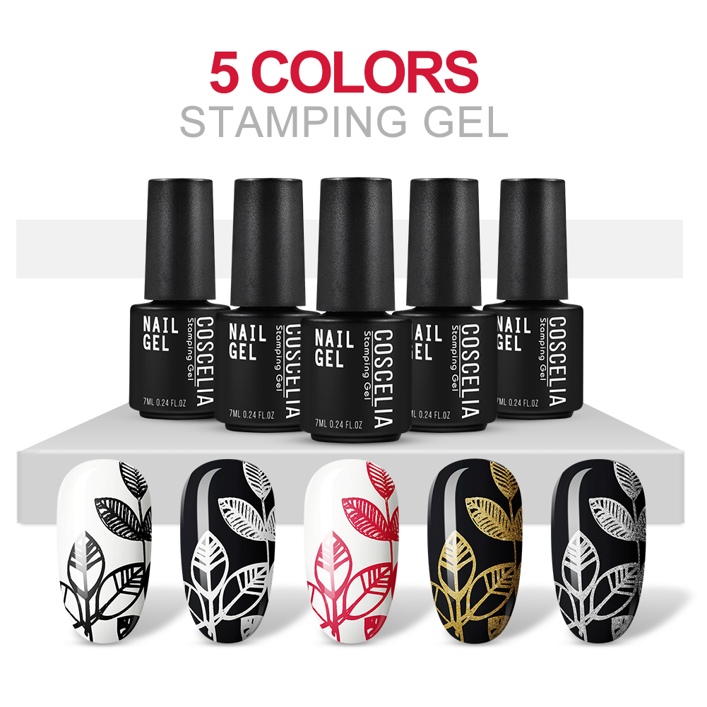 [Hàng mới về] Lọ Gel Sơn Móng Tay Coscelia 7ml 5 Màu Sắc Tùy Chọn Trang Trí Nghệ Thuật