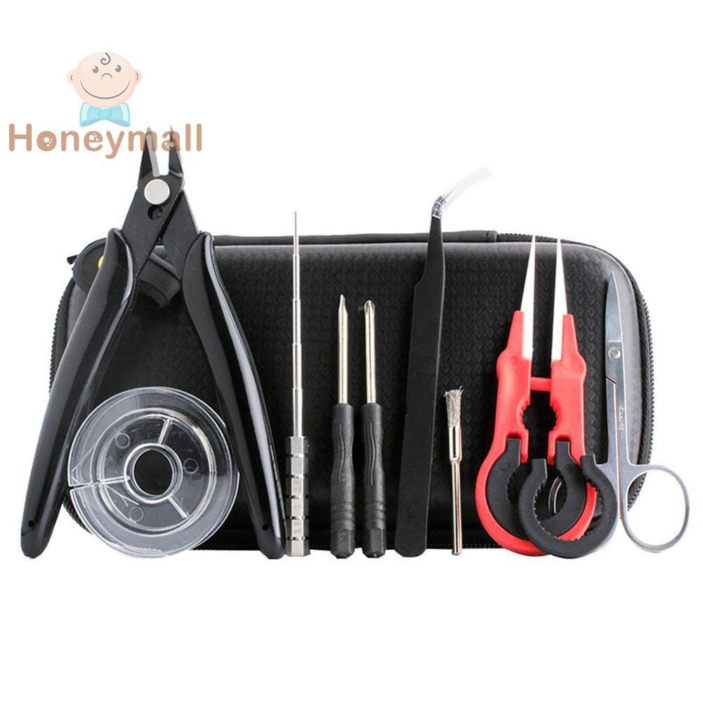 |Hon| Electronic Cigarette DIY Tool Bag Wire Heaters Kit Coil Jig Cigar Accessory