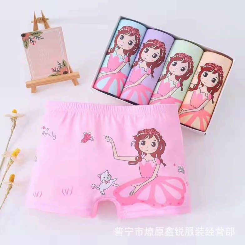 Quần chip bé gái, quần chip đùi cho bé, Quần chip đùi QC cho bé gái (8-30kg)