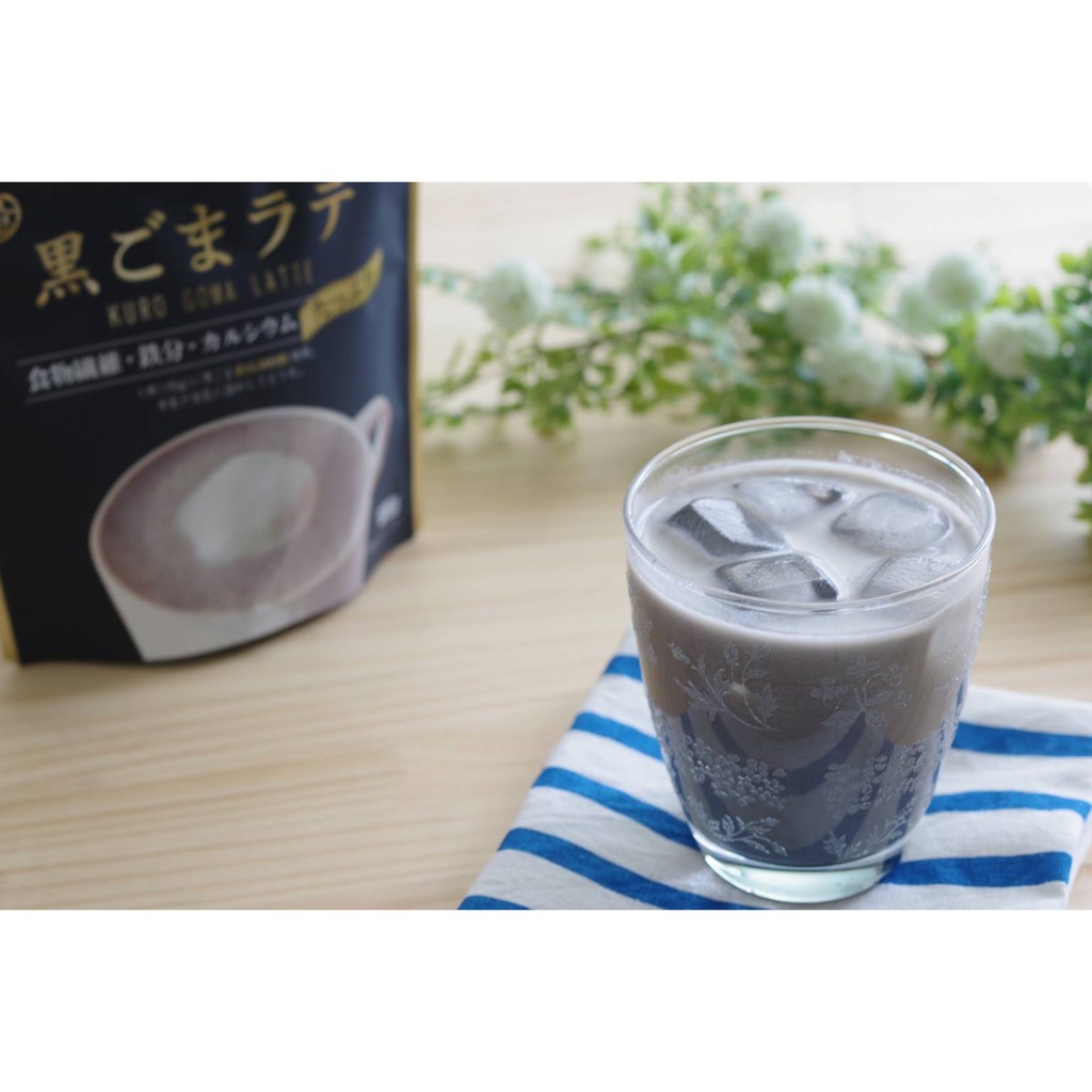 BỘT MÈ ĐEN ĐẬU NÀNH PHA LATTE 150G - Hachi Hachi Japan Shop