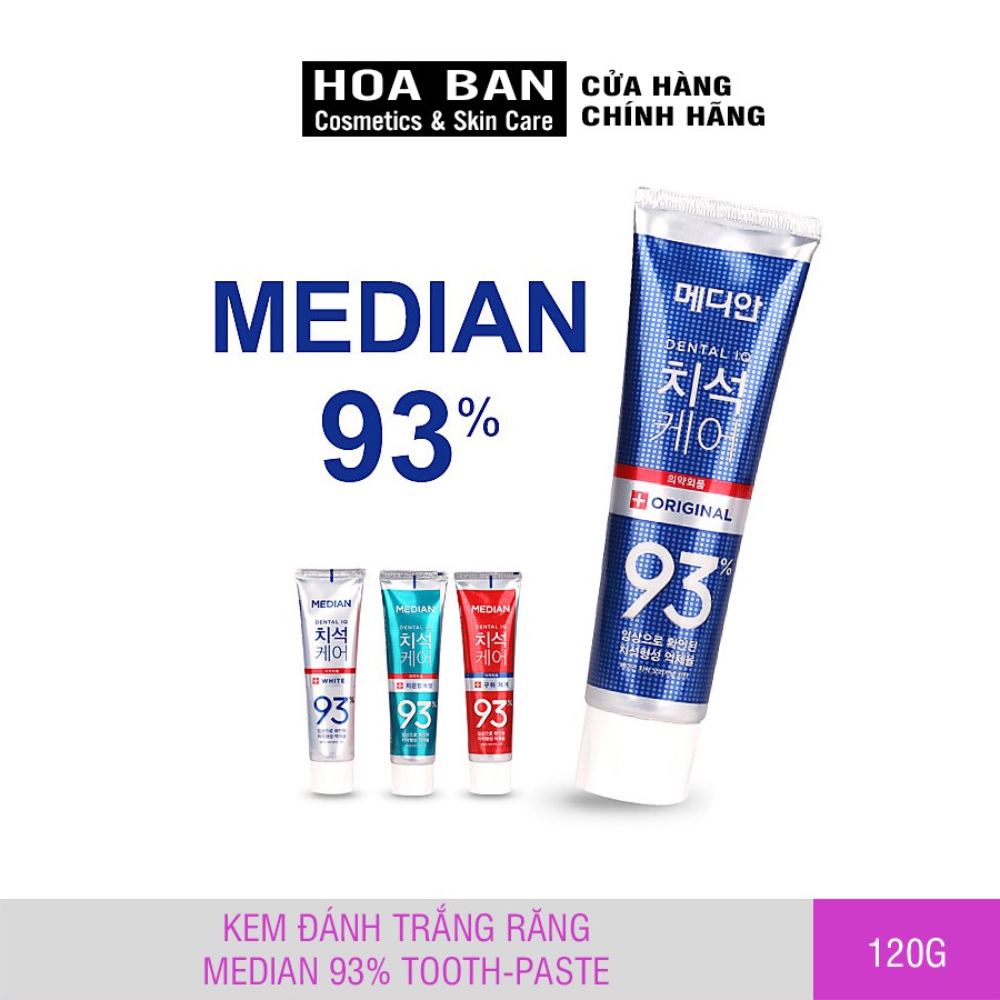 Kem Đánh Trắng Răng Median 93% Tooth-Paste 120gr - HB0060