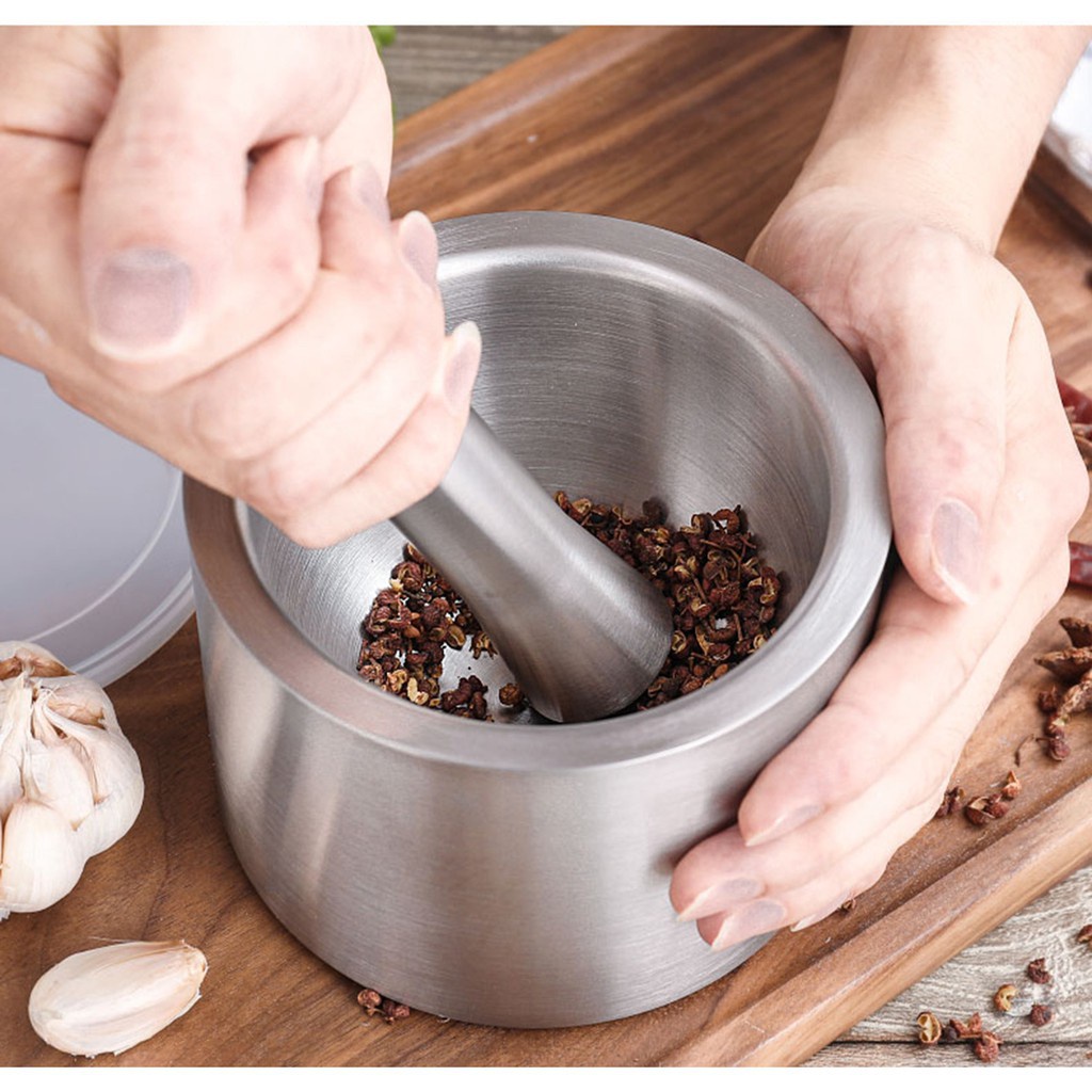 Bộ Chày Cối Thép Không Gỉ