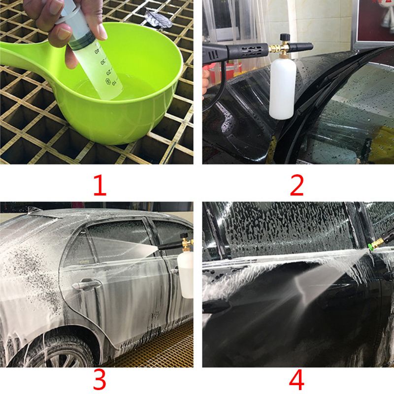 Bình xịt bọt tuyết rửa xe hơi áp suất cao 1/4&quot;