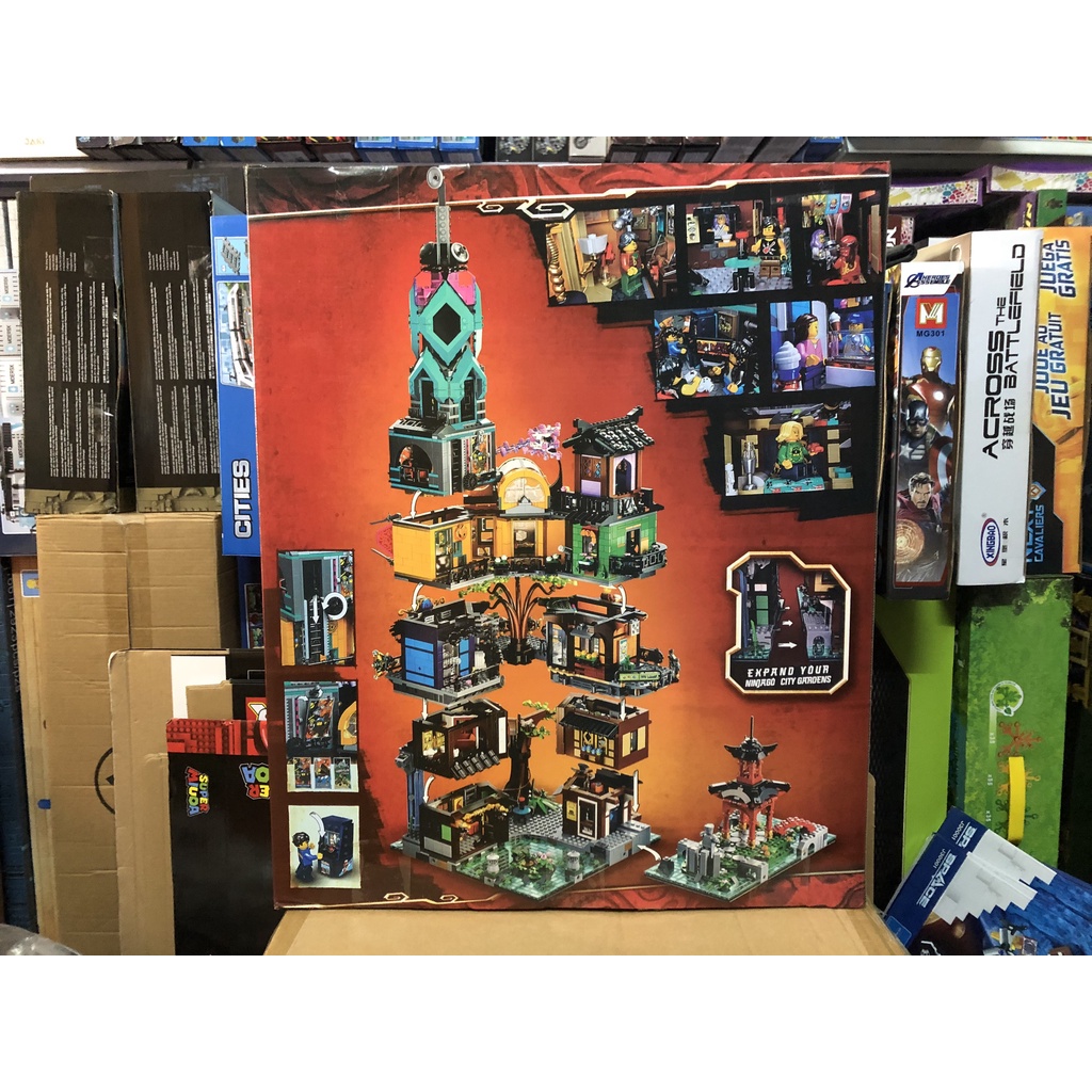 Đồ Chơi Xếp Hình T 19006 Khu Vườn CủaThành Phố Ninja City Garden 5685 Mảnh