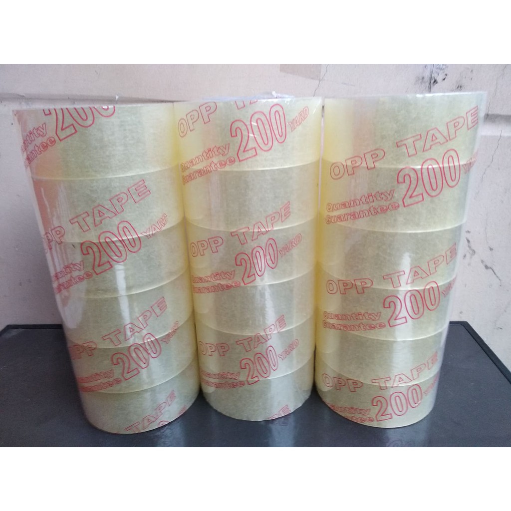 BĂNG KEO 200 YARD CHUẨN TRONG/ ĐỤC/ CAM/ HÀNG DỄ VỠ