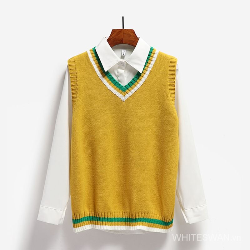 Áo Len Không Tay Cổ V Thời Trang Dành Cho Nữ | BigBuy360 - bigbuy360.vn