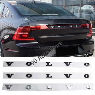 Miếng dán phía sau ô tô ABS đã sửa đổi cho Volvo XC60 XC90 S90 XC40 S60 Auto ✷ ❈ Thân cây biểu tượng Huy hiệu Phụ kiện Decal