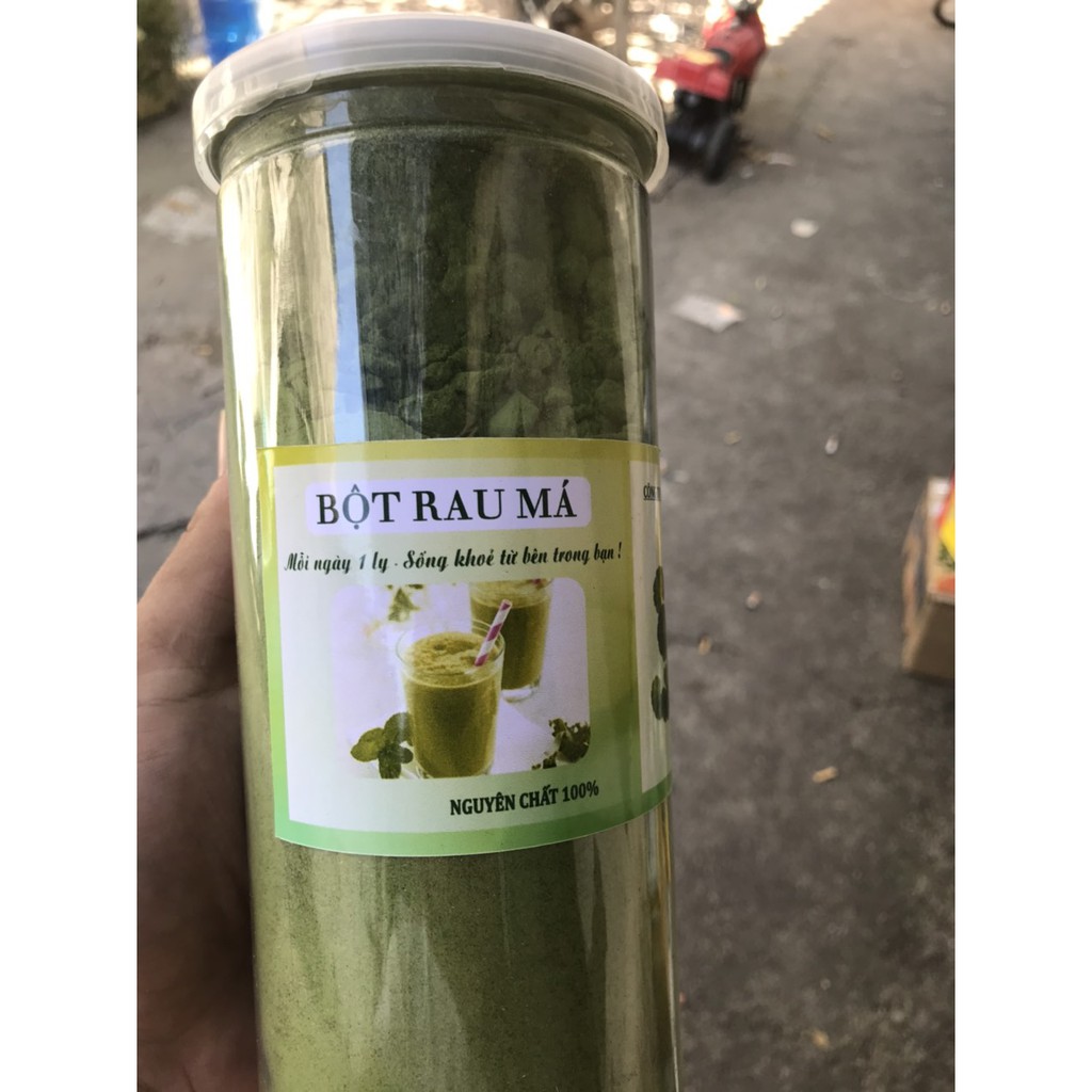 1 hộp bột rau má nguyên chất 450g