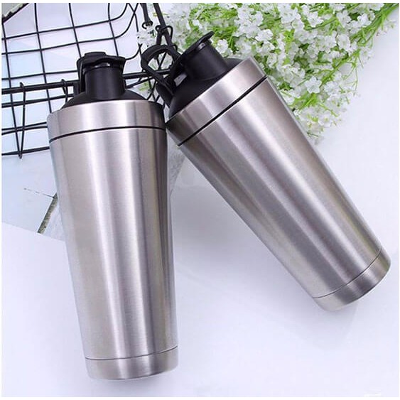 Bình Lắc Inox 304 Giữ Nhiệt 700ml Không Gỉ Pha Sữa , Trà Sữa , Nước Ép