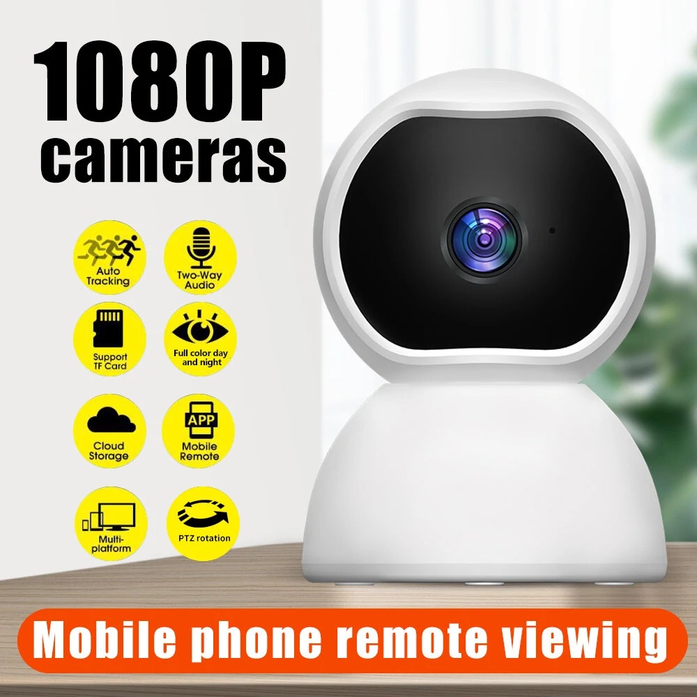 Camera giám sát Camera thông minh IP 1080P WiFi Góc nhìn ban đêm Máy quay Video Webcam