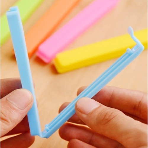 Kẹp miệng túi thực phẩm đồ ăn vặt ngăn không khí bảo quản thức ăn hiệu quả tiện lợi màu đỏ xanh vàng