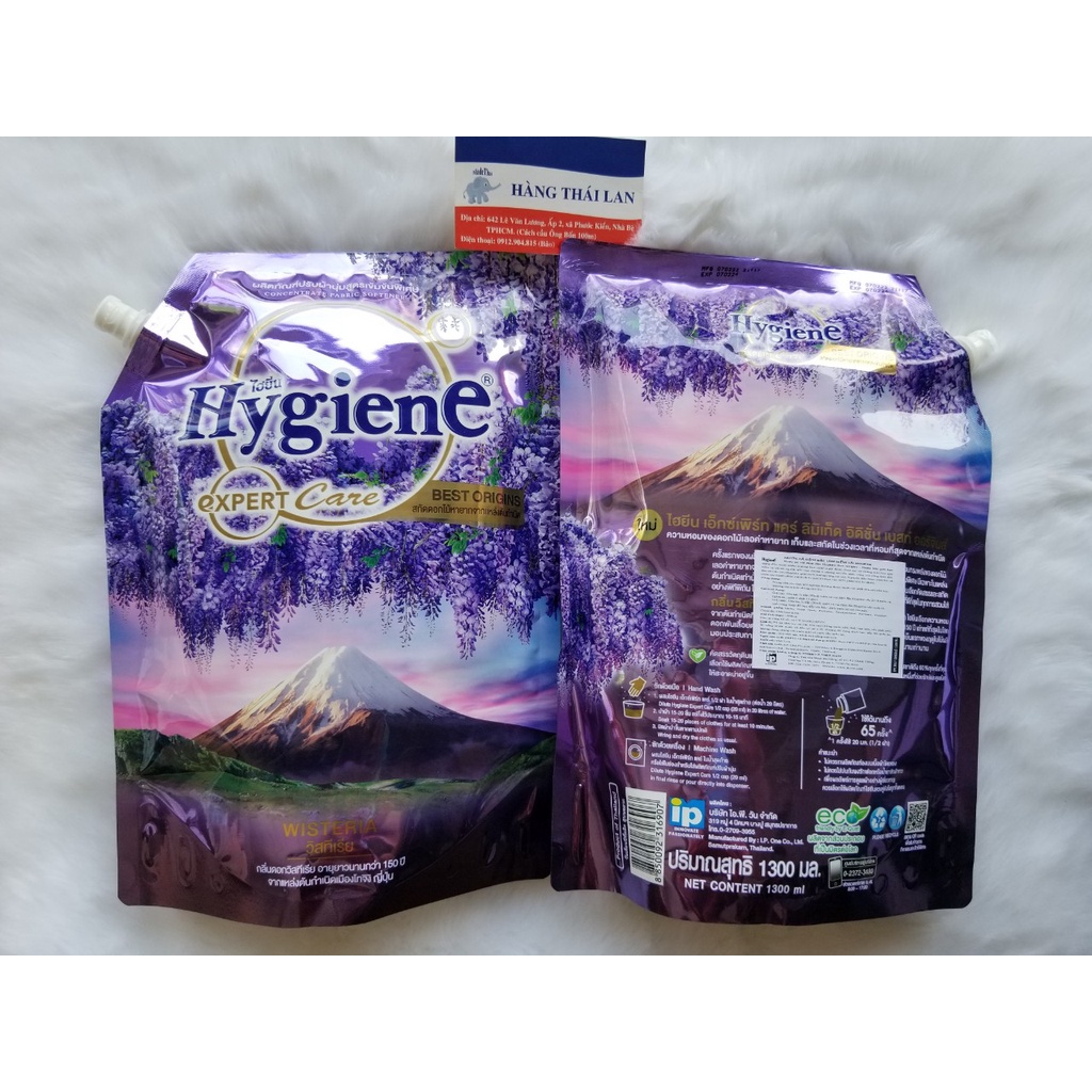 NƯỚC XẢ VẢI HYGIENE THÁI LAN MÀU TÍM ORIGINS 1150ML