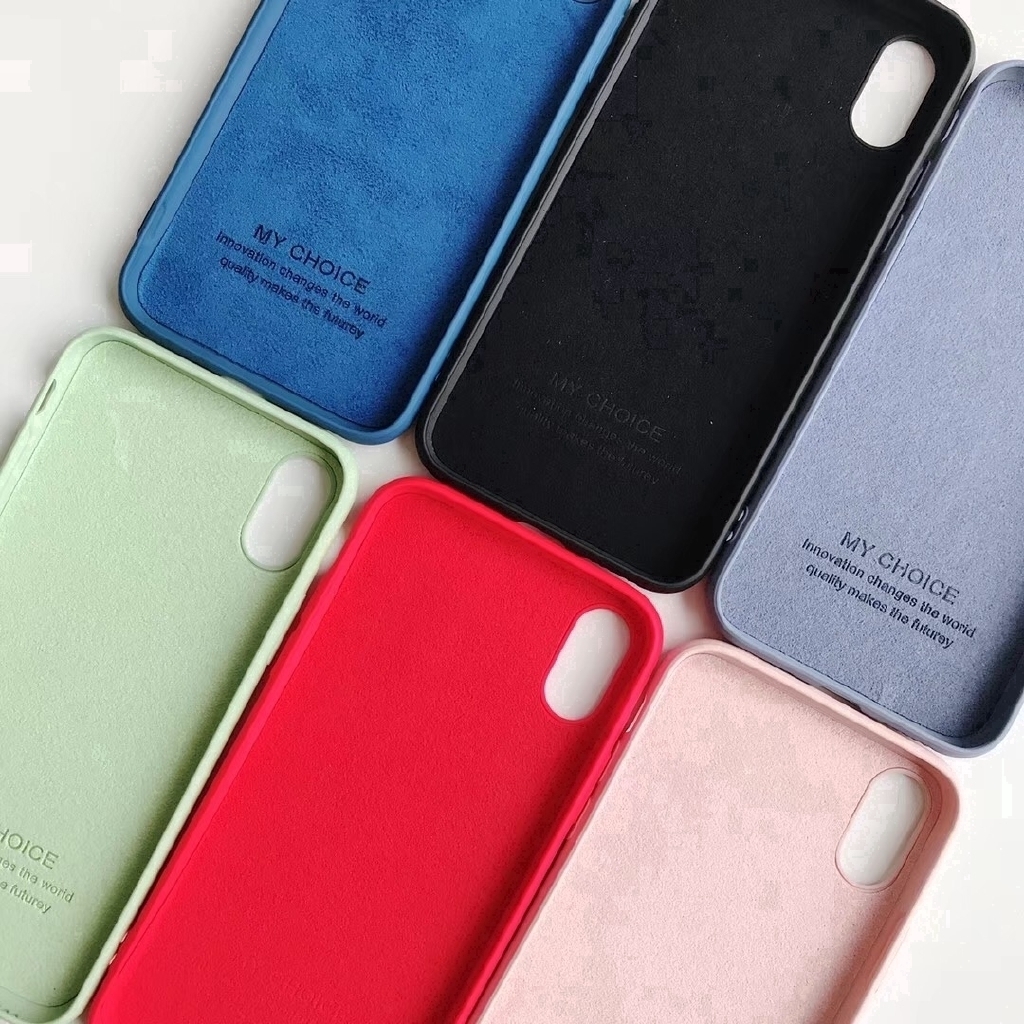 Soft Case Xiaomi Mi Mix 2 2S Redmi GO Note 7 Pro Original Liquid Silicone Case