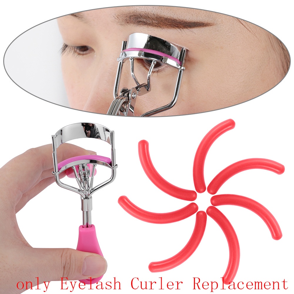 DIACHA New Rubber Pads Women Beauty Tool Eyelash Curler Refill Colorful Fashion Easy to Replace Soft Makeup Replacement/Multicolor