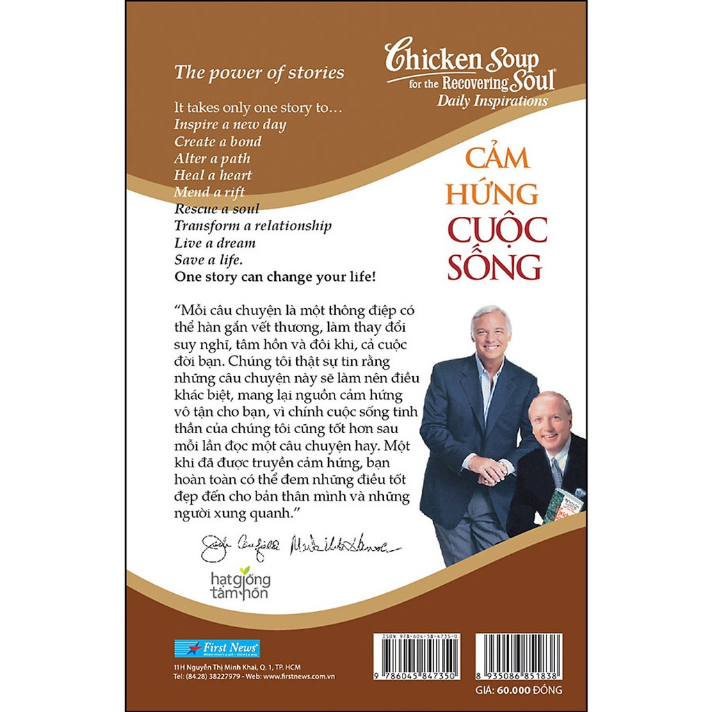 Sách Chicken Soup For The Soul: Cảm Hứng Cuộc Sống (Song Ngữ) - First News