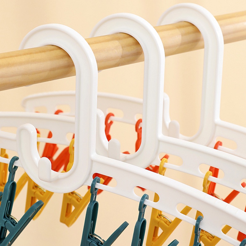 Móc Treo Phơi Vớ 10 Đầu Kẹp Tiện Lợi
