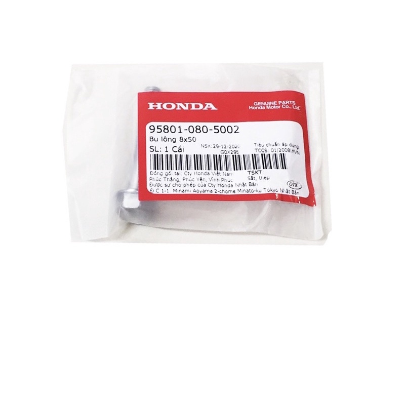 Ốc Bắt Gấp Treo Pô Ngắn 8x50 Honda Air Blade 2007 2008 2010